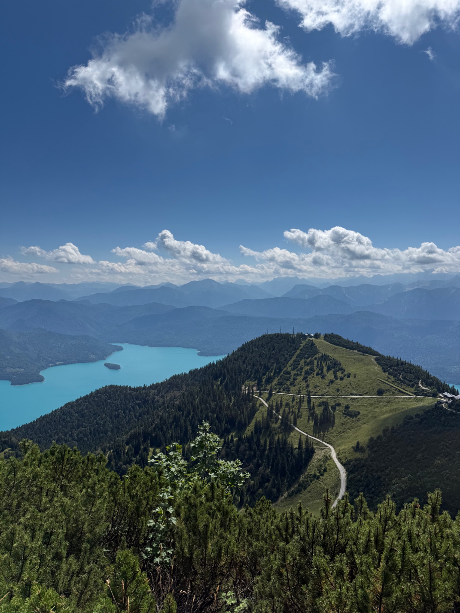 Mountain landscape and lake